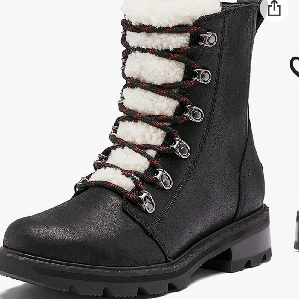 SOREL LENNOX COZY BLACK BOOT - Picture 5 of 8